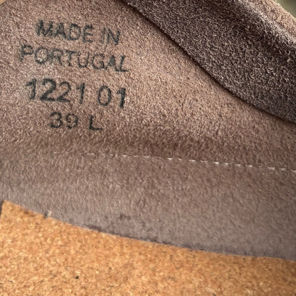 Birkenstock: Honnef Low Sandcastle Suede Leather Shoes - Picture 7 of 7
